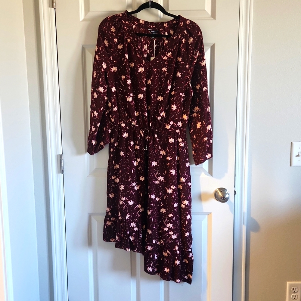 Hatley burgundy floral dress